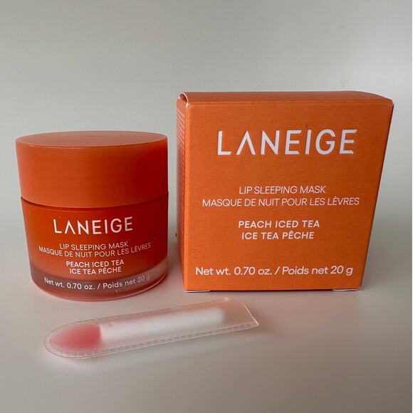 Laneige Lip Sleeping Mask Peach Iced Tea New Release 20g / 0.70 oz. New in Box - Picture 2 of 10